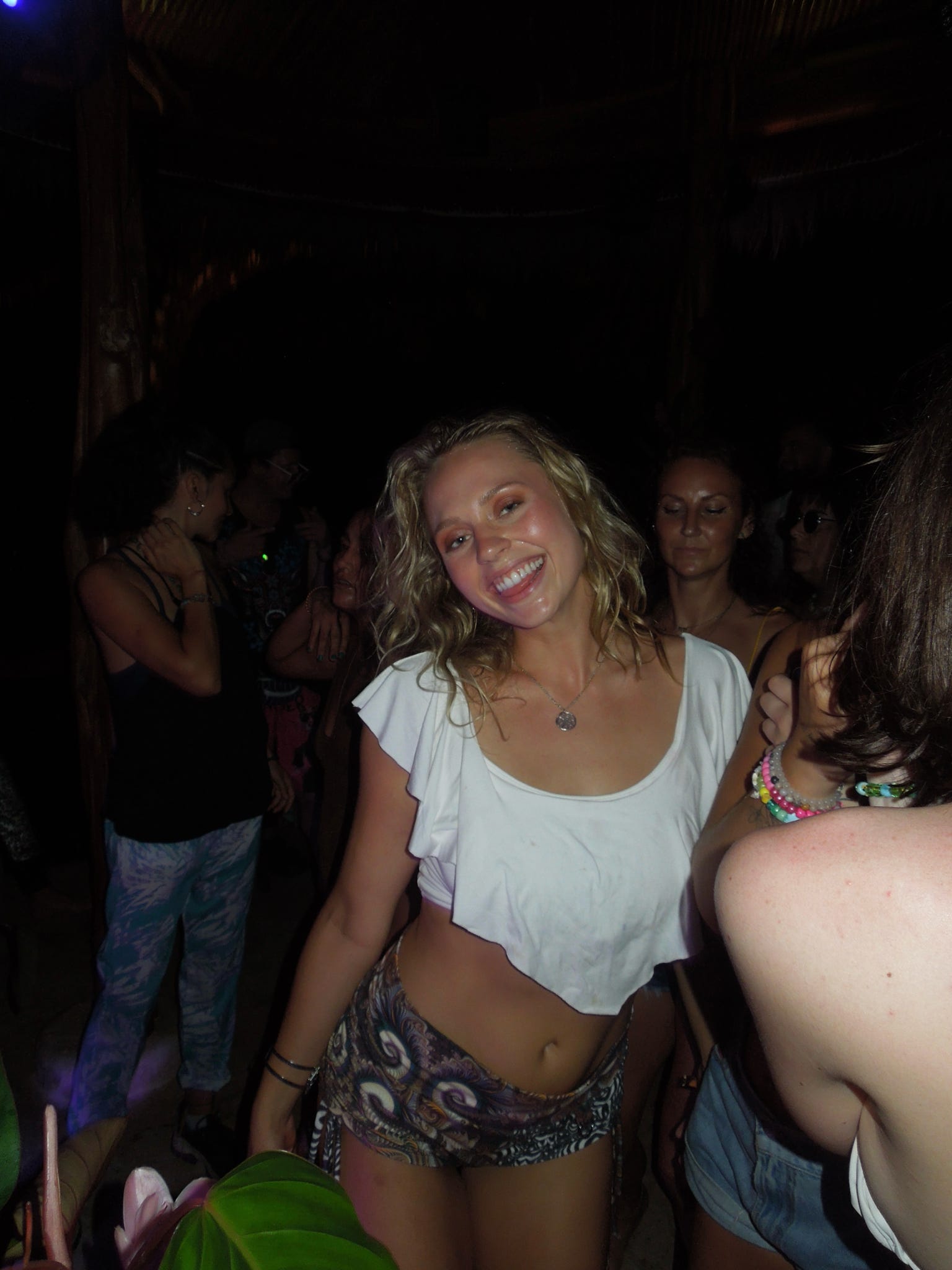 Dancing in the middle of the crowd